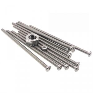 metric SS304 stainless steel overlength cross round head blot blot-nut combination 